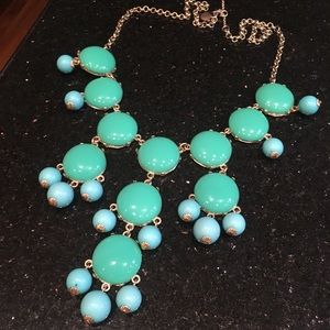 Blue & Green Statement Necklace